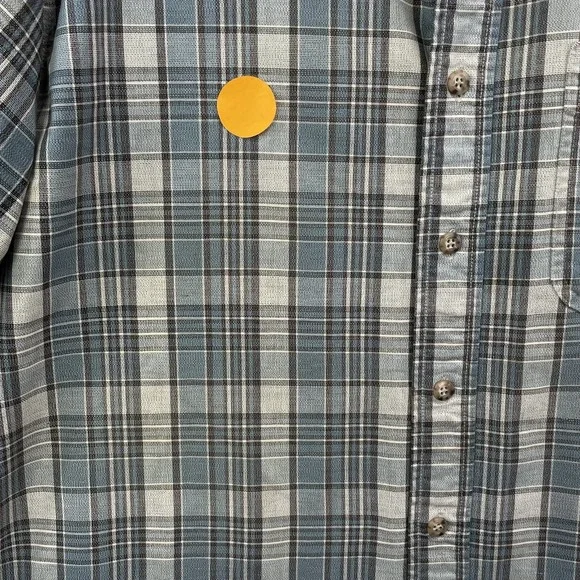 Vintage Carhartt Shirt Men'sXXL Plaid Rugged Outdoor Workwear Western Camp USA